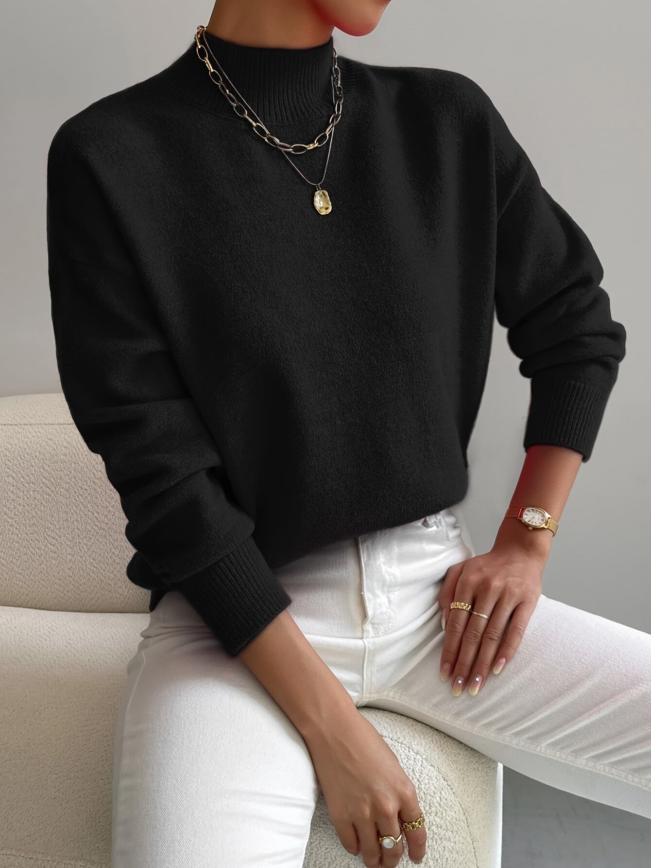 Ella | Women Elegant Turtleneck Sweater