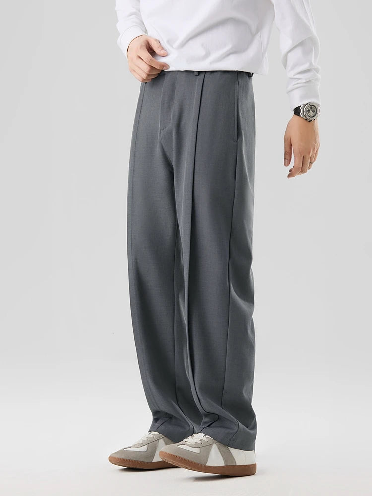 Mark | Men's Pleated Straight Leg Dress Pants
