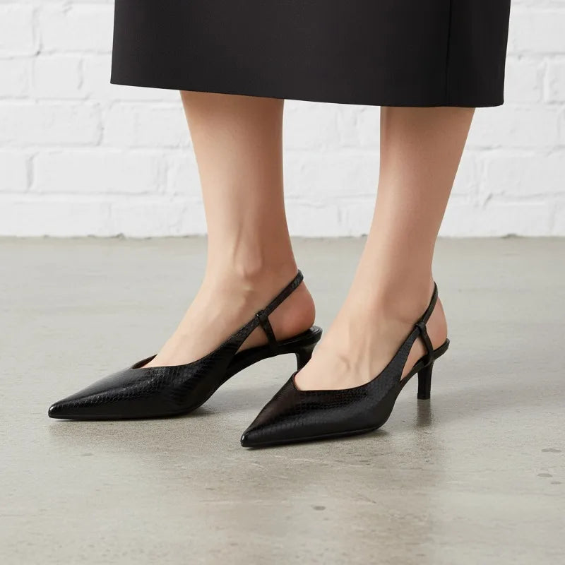 Monica | Women's Pointed Toe Slingback Heels