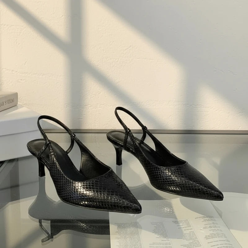 Monica | Women's Pointed Toe Slingback Heels