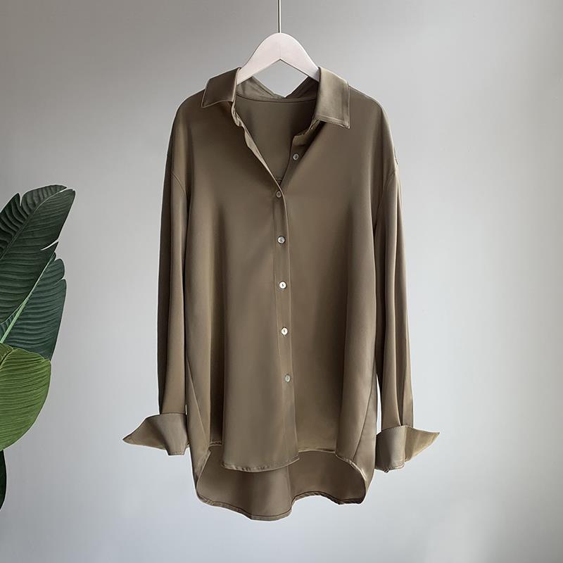 Nadia | Women's Long Sleeve Button-Down Blouse