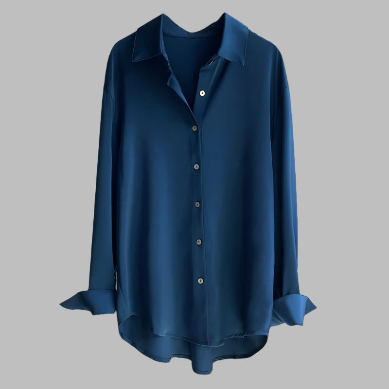 Nadia | Women's Long Sleeve Button-Down Blouse
