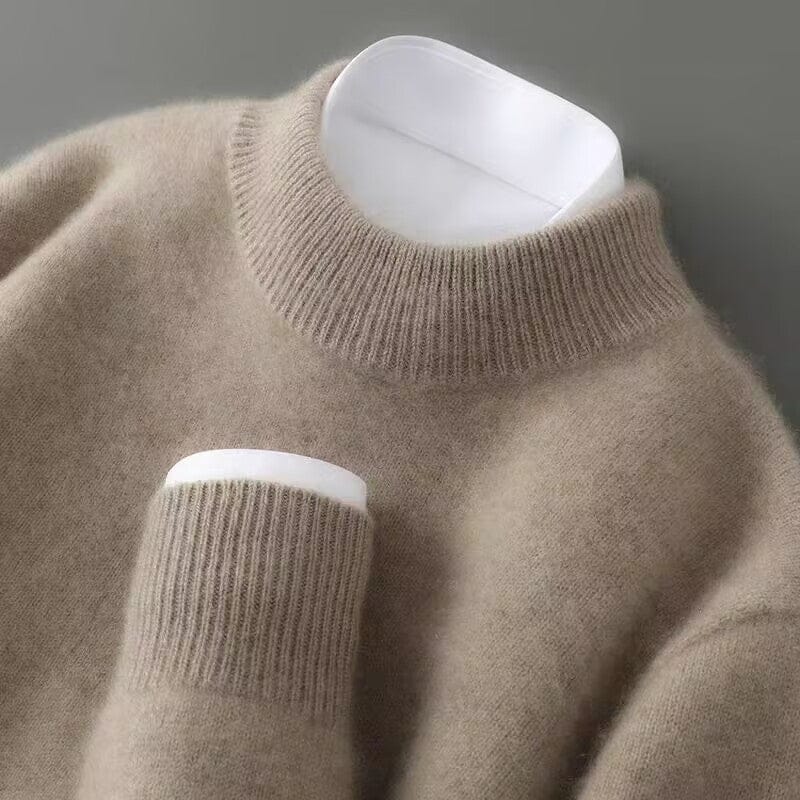 Nash | Men's Mock Neck Ribbed Knit Sweater
