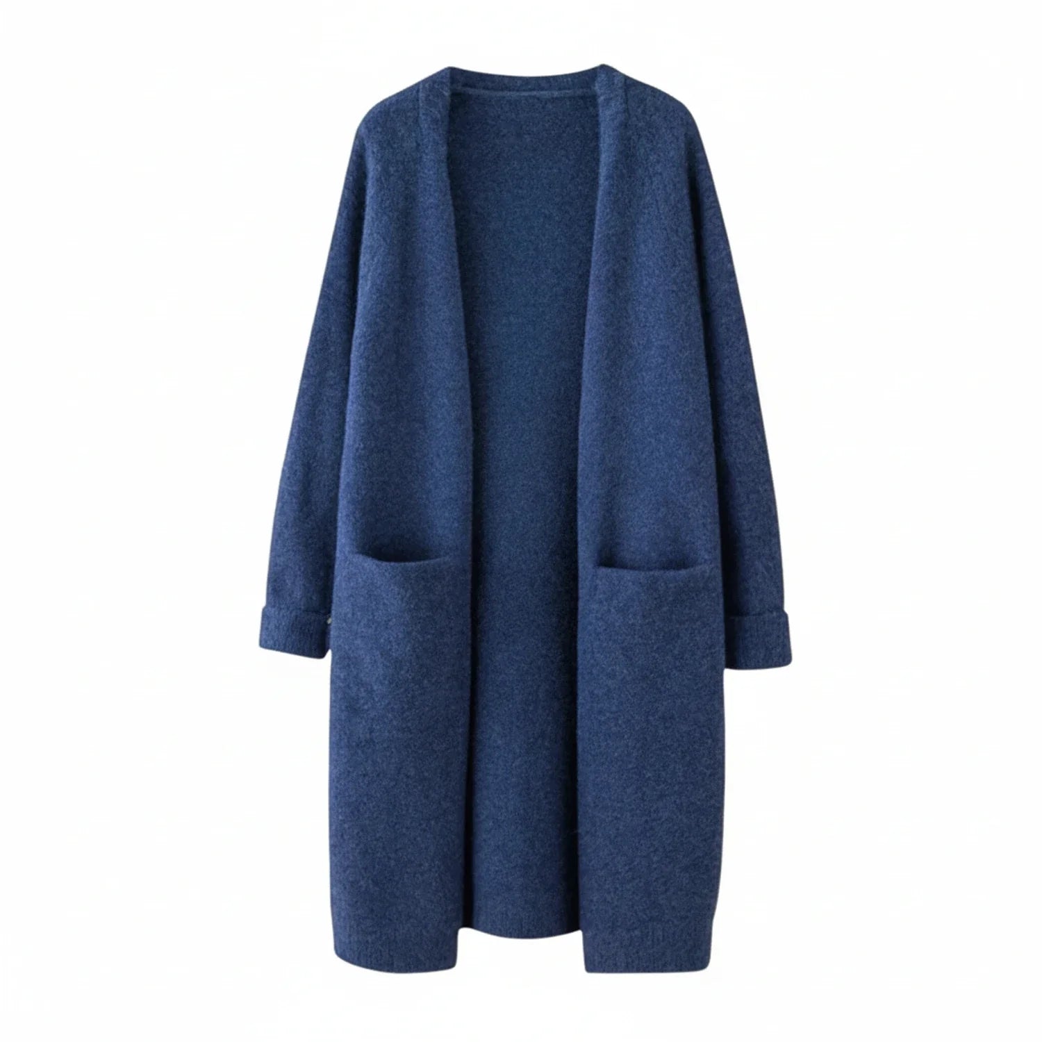 Open Front Long Winter Cardigan for Women