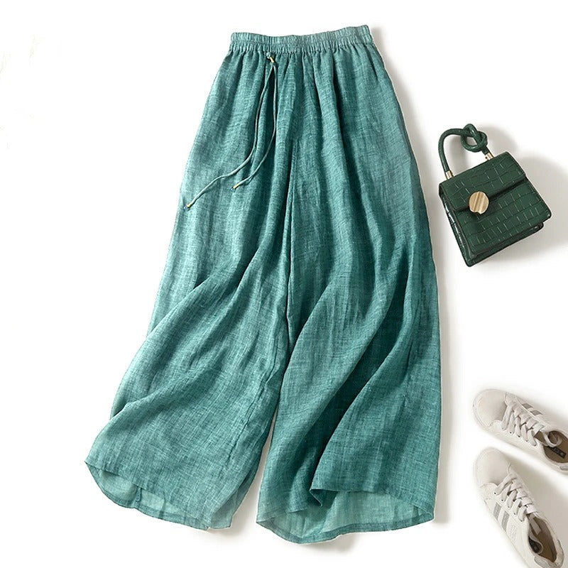 Patricia | Women's High-Waisted Wide Leg Pants