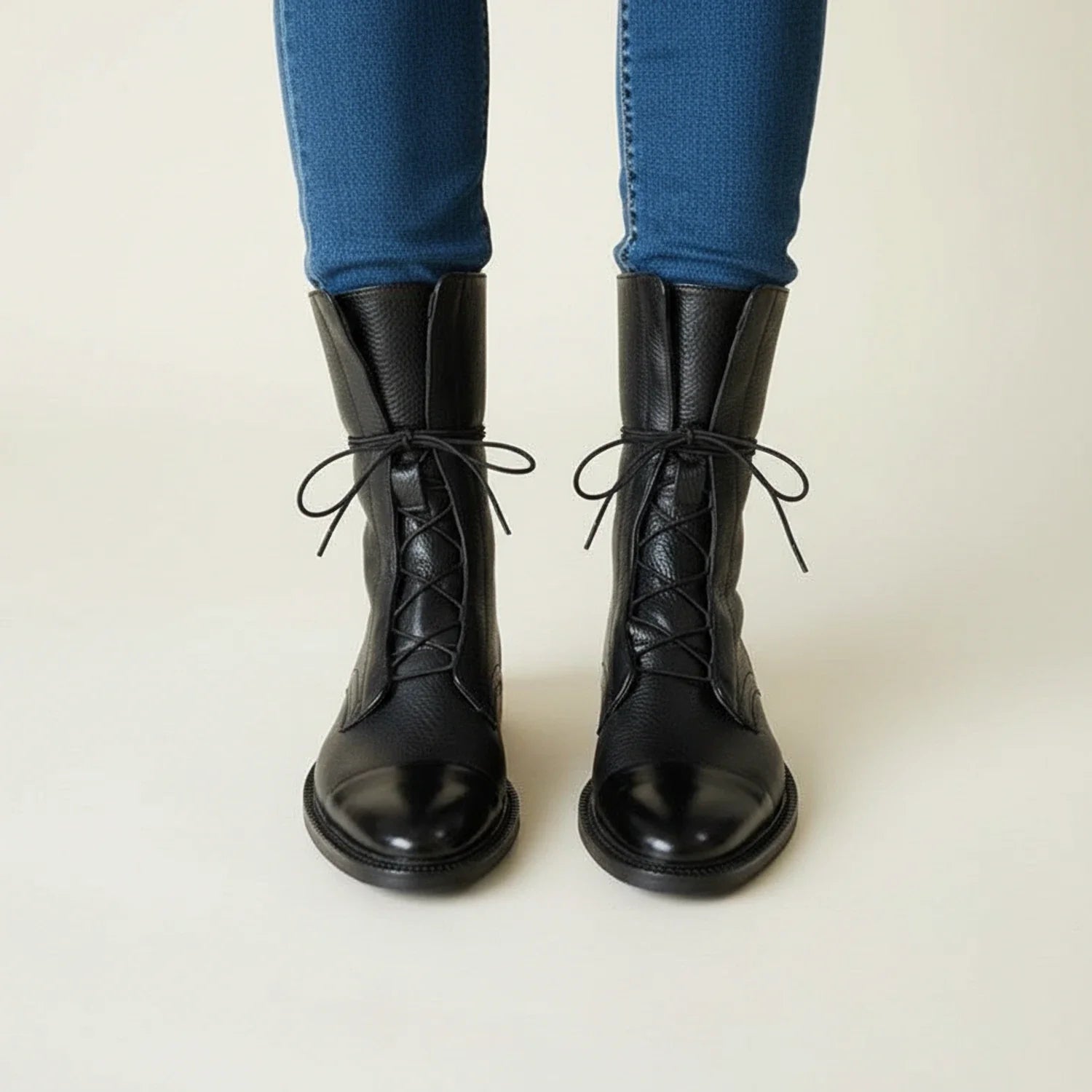Lace-Up Ankle Boots for Women