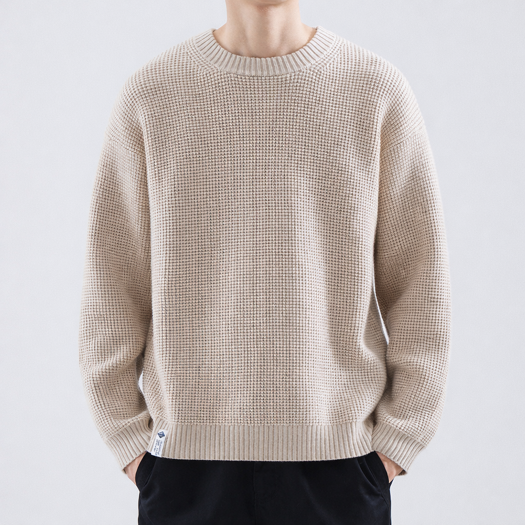 Reed | Men's Textured Crew Neck Sweater
