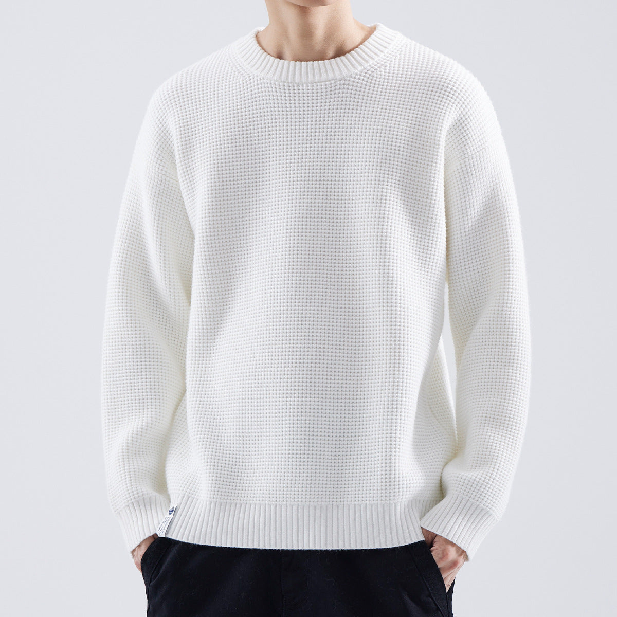 Reed | Men's Textured Crew Neck Sweater