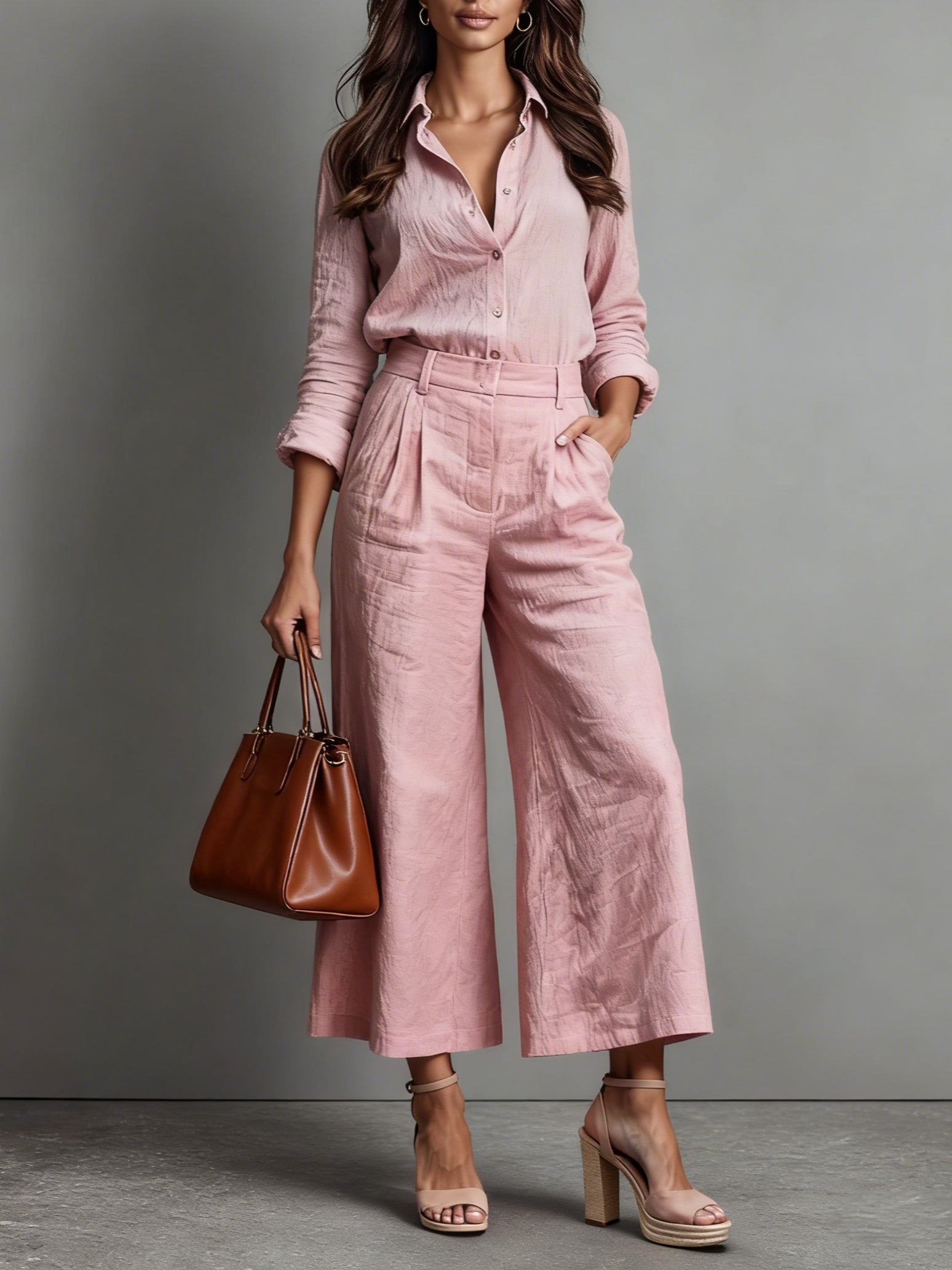 Rose | Women's Wide Leg Two-Piece Set