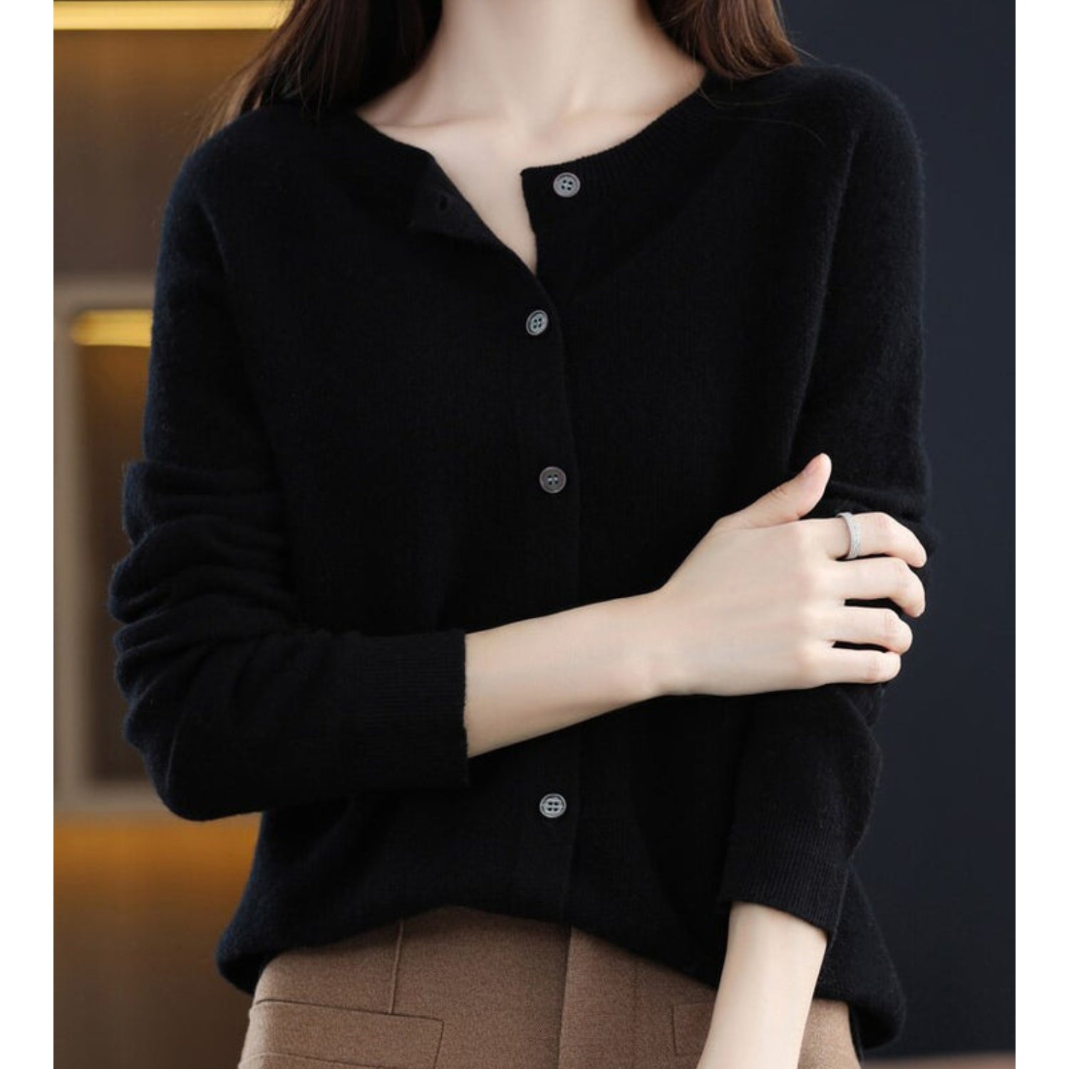 Rosemary | Women's Button-Down Fitted Cardigan