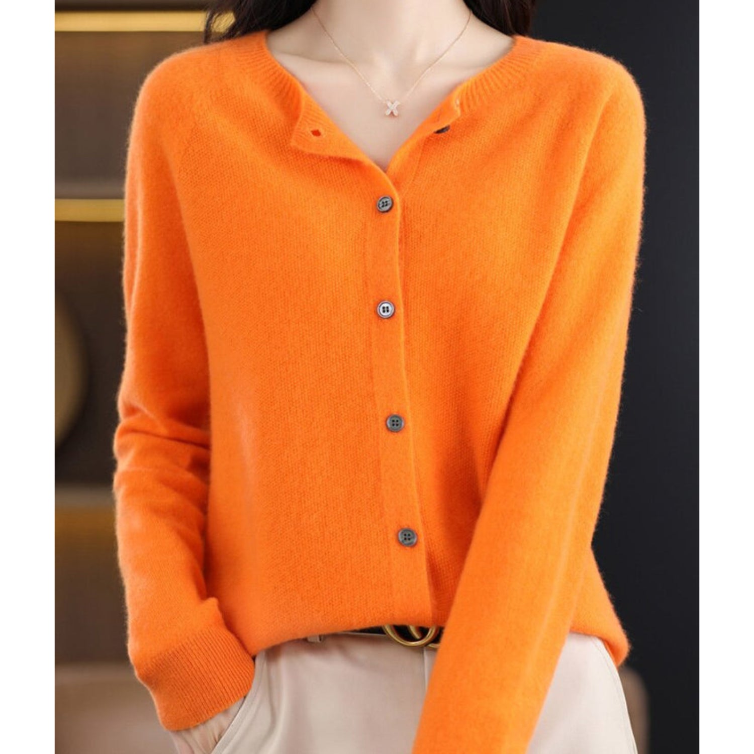 Rosemary | Women's Button-Down Fitted Cardigan