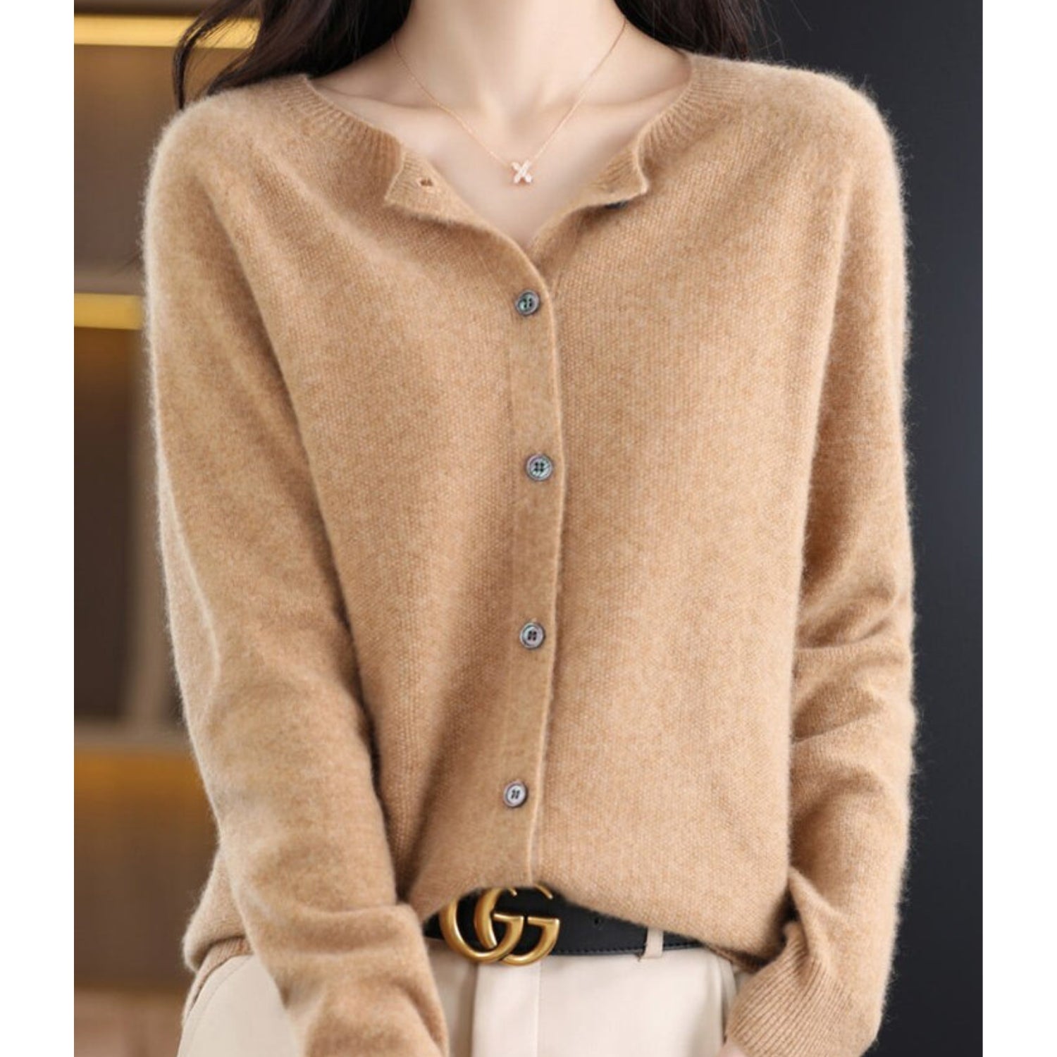 Rosemary | Women's Button-Down Fitted Cardigan