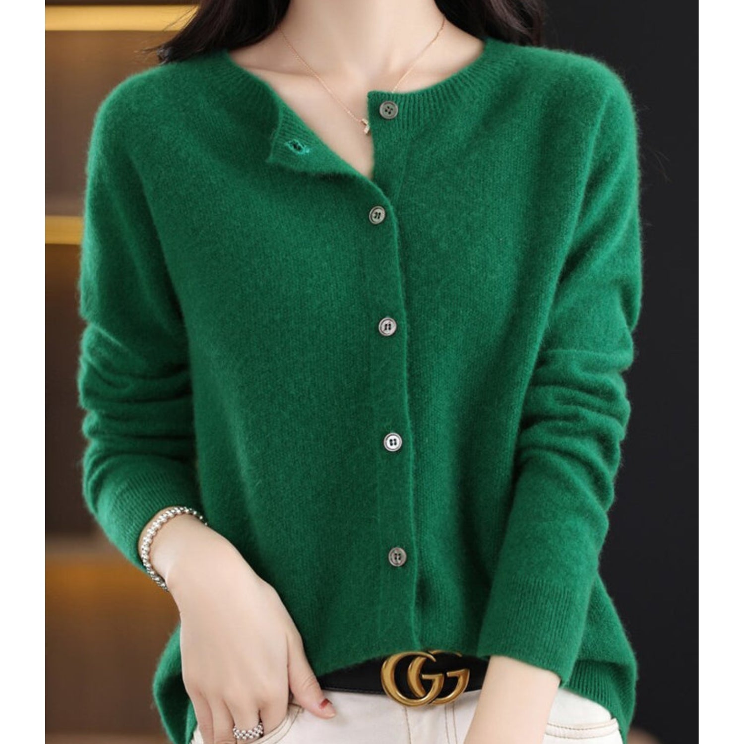 Rosemary | Women's Button-Down Fitted Cardigan