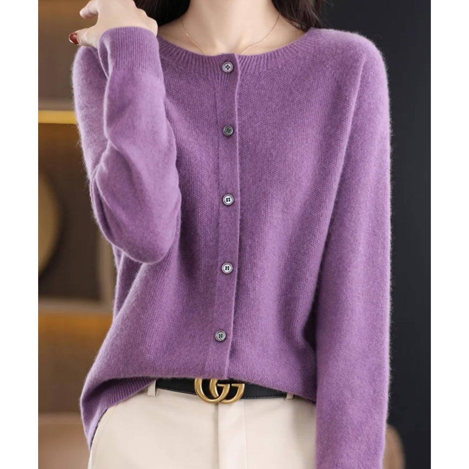 Rosemary | Women's Button-Down Fitted Cardigan