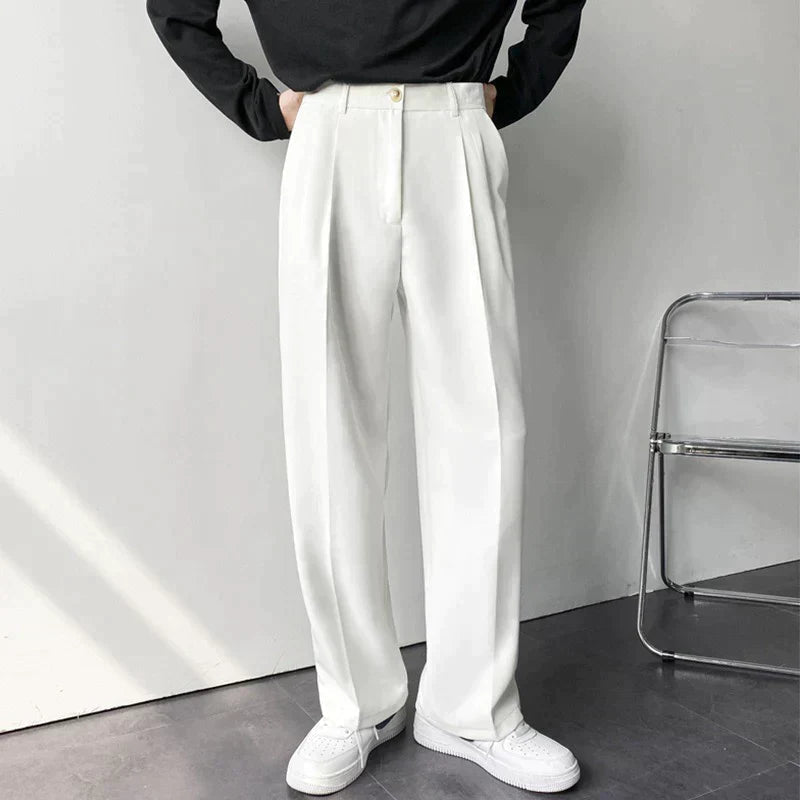 Ross | Men's Pleated Wide Leg Dress Pants