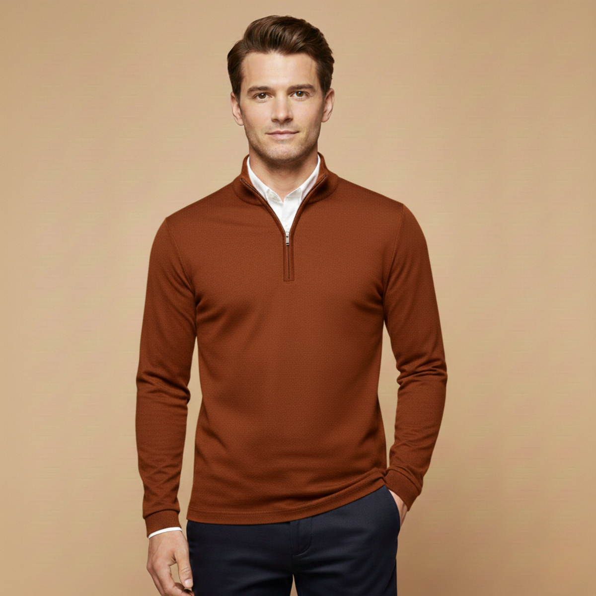 Rowan | Men's Quarter-Zip Sweater