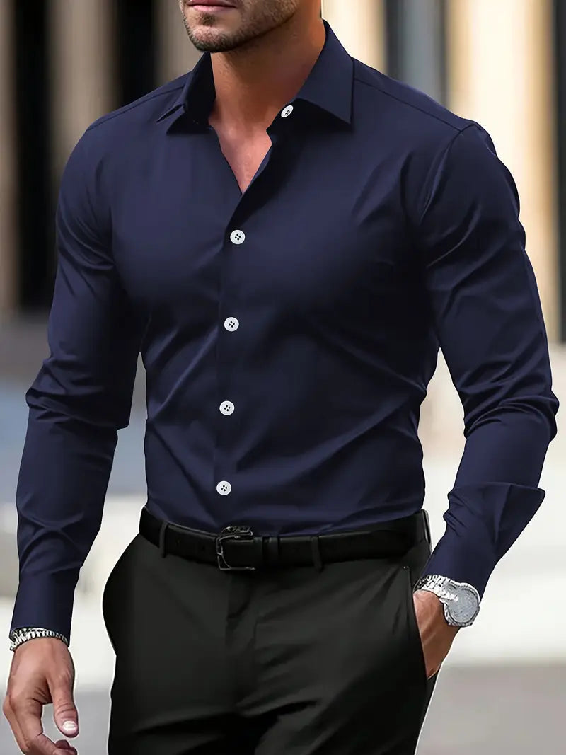 Rudy | Men's Long Sleeve Button-Down Shirt