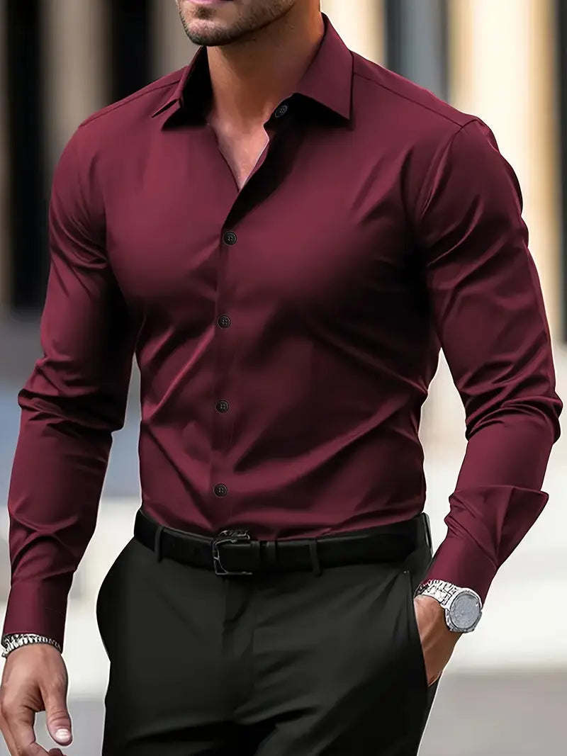 Rudy | Men's Long Sleeve Button-Down Shirt