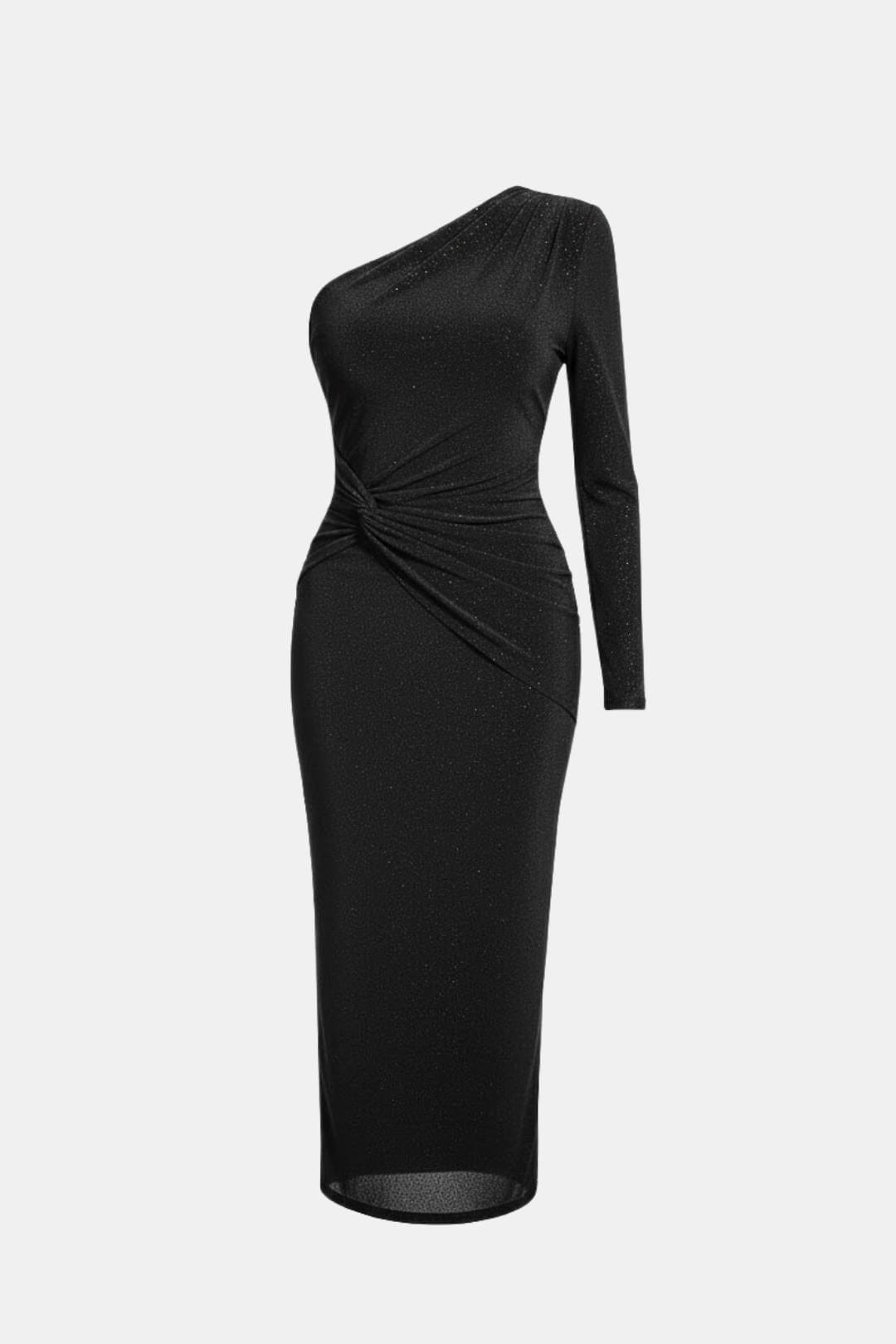 Sadie | Women's One Shoulder Midi Dress