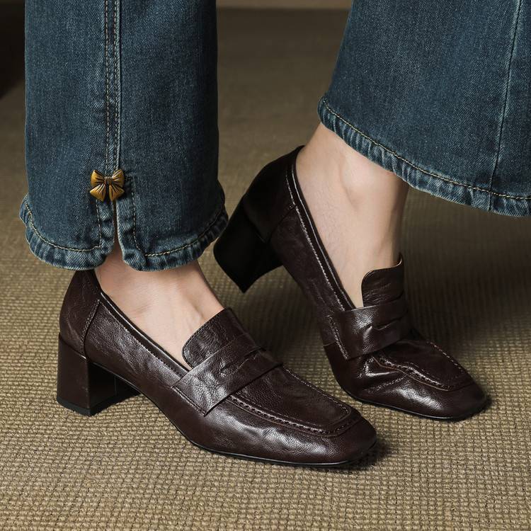 Sadie | Women's Slip-On Block Heel Loafers