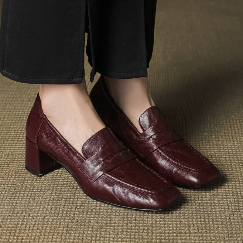 Sadie | Women's Slip-On Block Heel Loafers