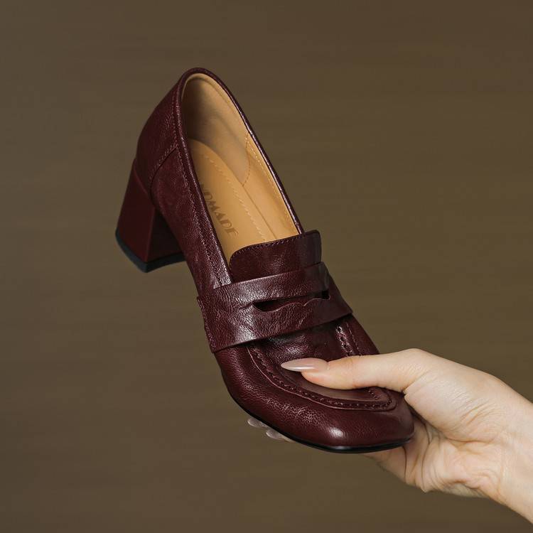 Sadie | Women's Slip-On Block Heel Loafers