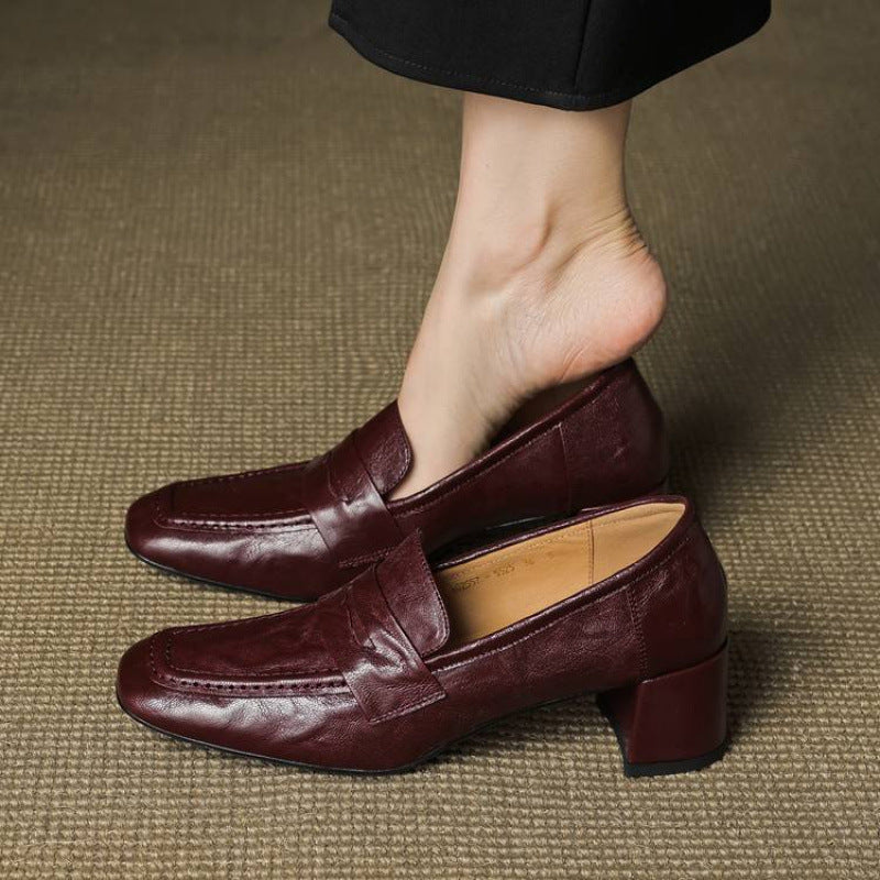 Sadie | Women's Slip-On Block Heel Loafers