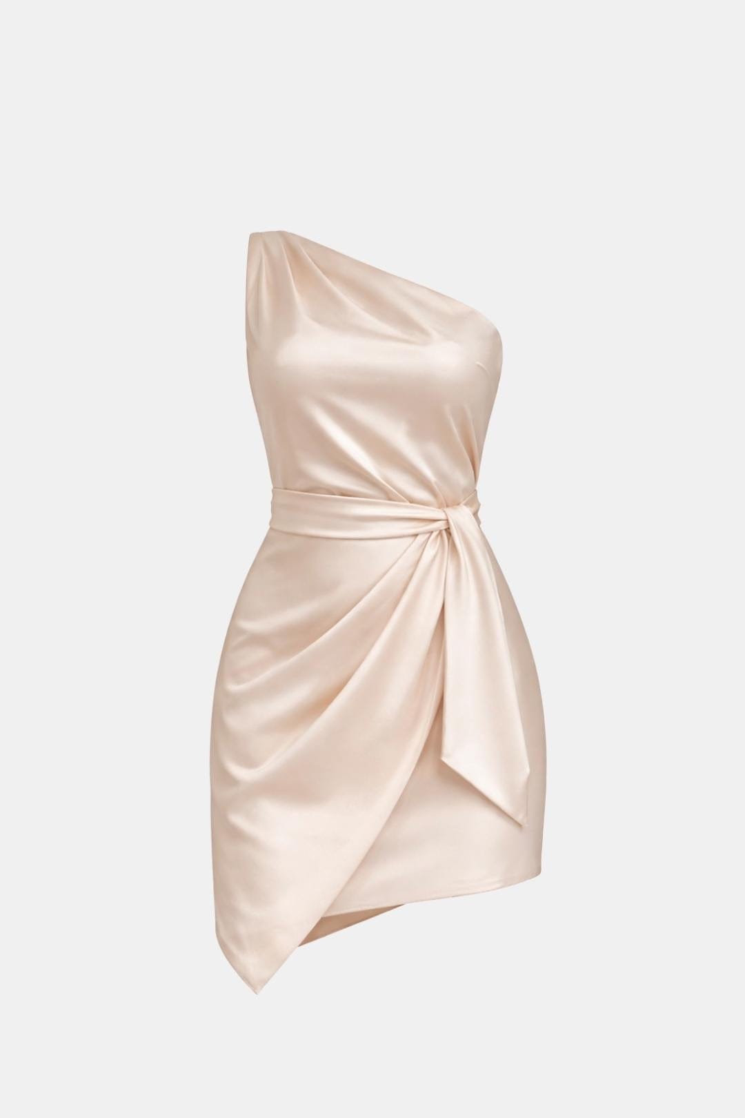 Sheila | Women's One-Shoulder Mini Wrap Dress