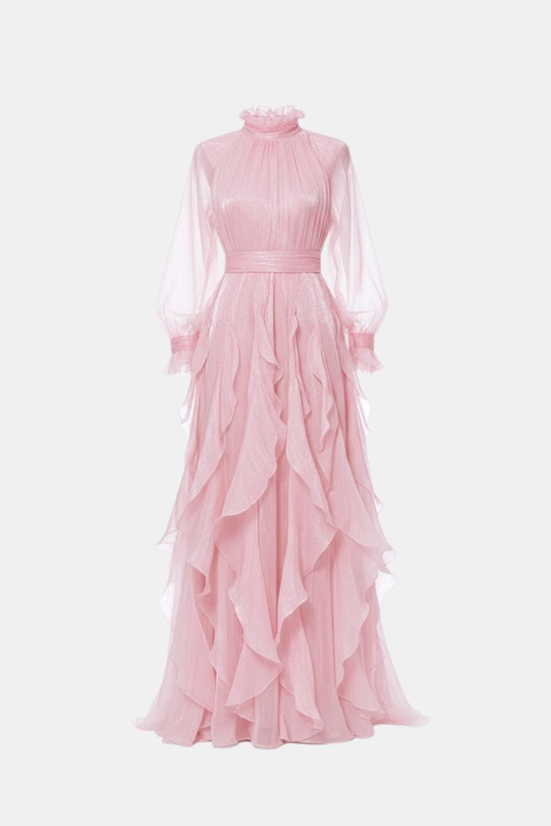 Sloane | Women's Ruffle Long Sleeve Maxi Dress