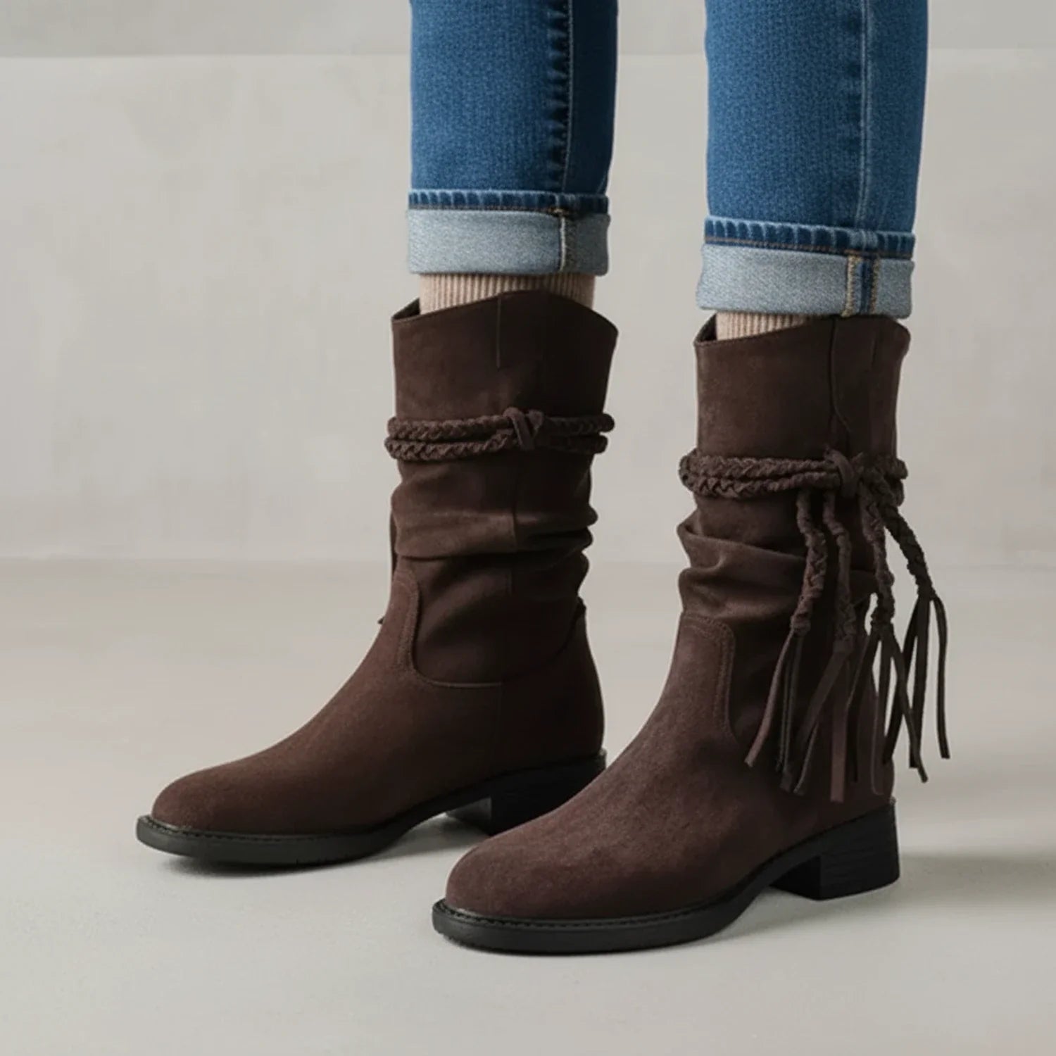 Slouch Mid-Calf Boots for Women
