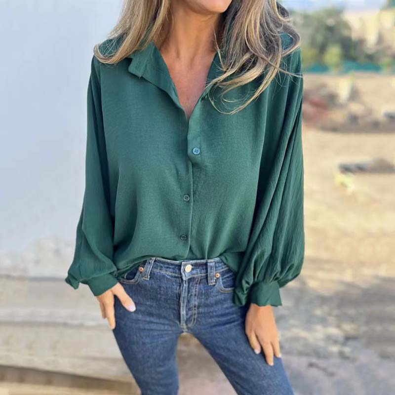 Stella | Women's Button-Down Relaxed Fit Blouse