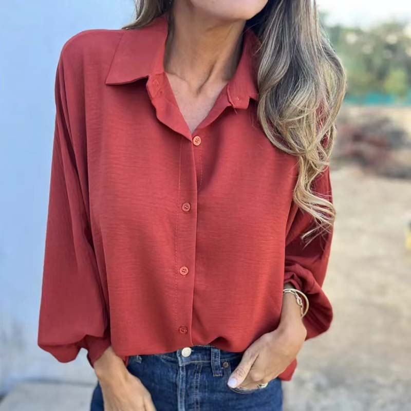 Stella | Women's Button-Down Relaxed Fit Blouse