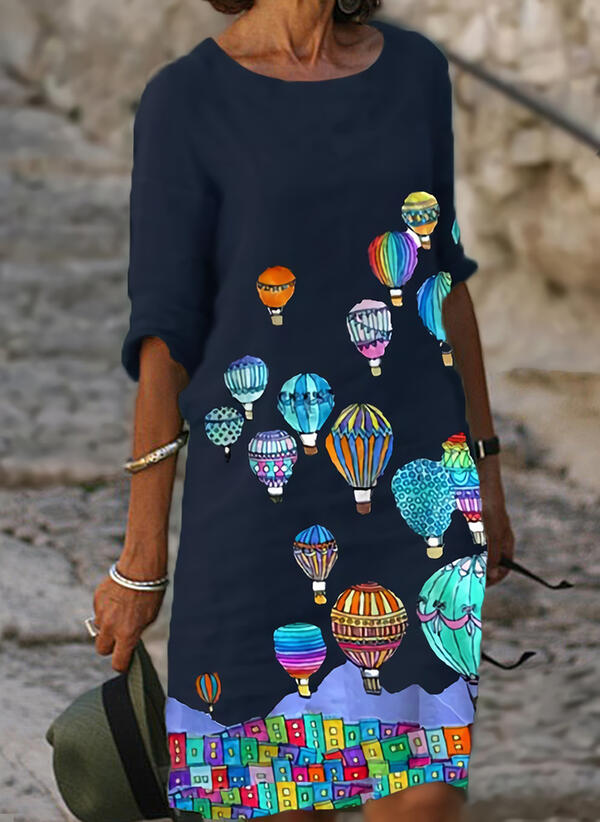 Tatum | Women's V-Neck Midi Dress