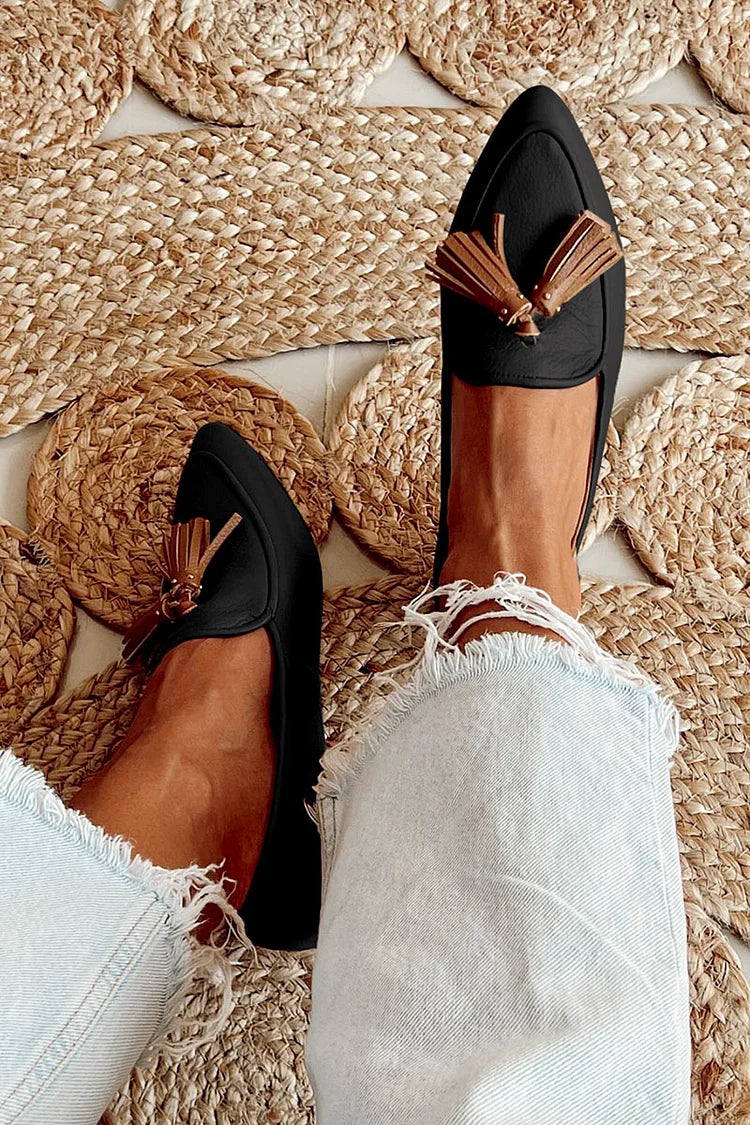 Tiffany | Women's Pointed Toe Slip-On Loafers