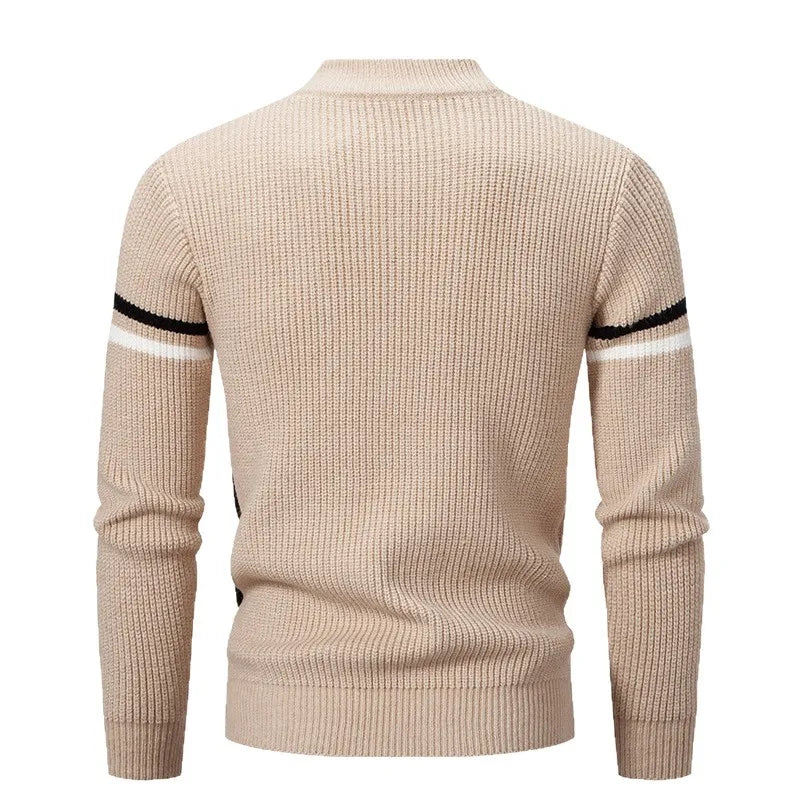 Vincent | Men's Color Block Pullover Sweater