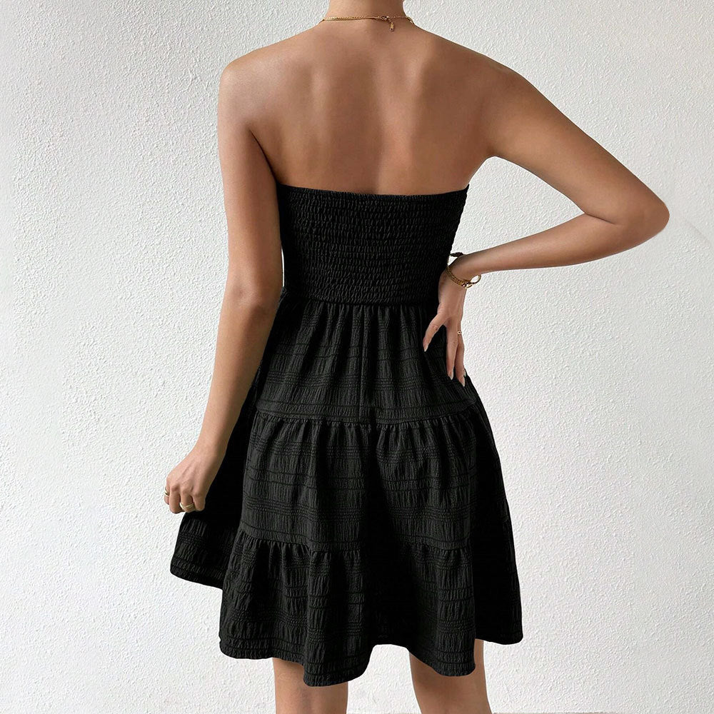 Violet | Women's Strapless A-Line Mini Dress