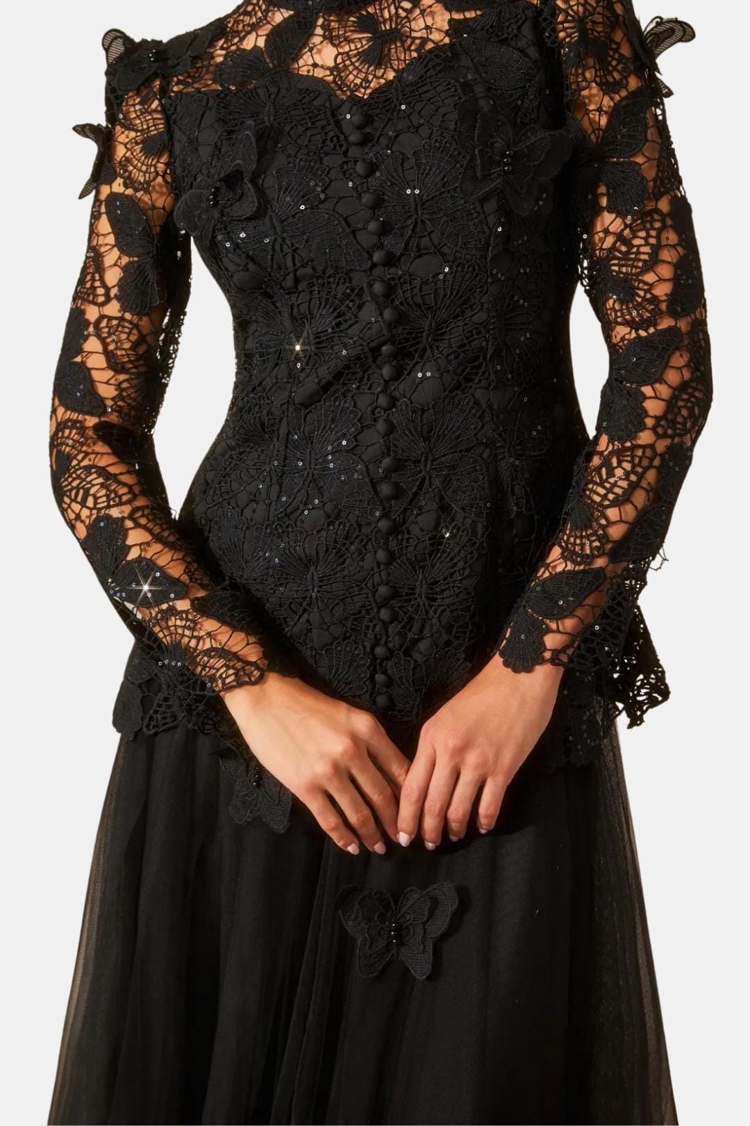 Willow | Women's Long Sleeve Lace Maxi Dress