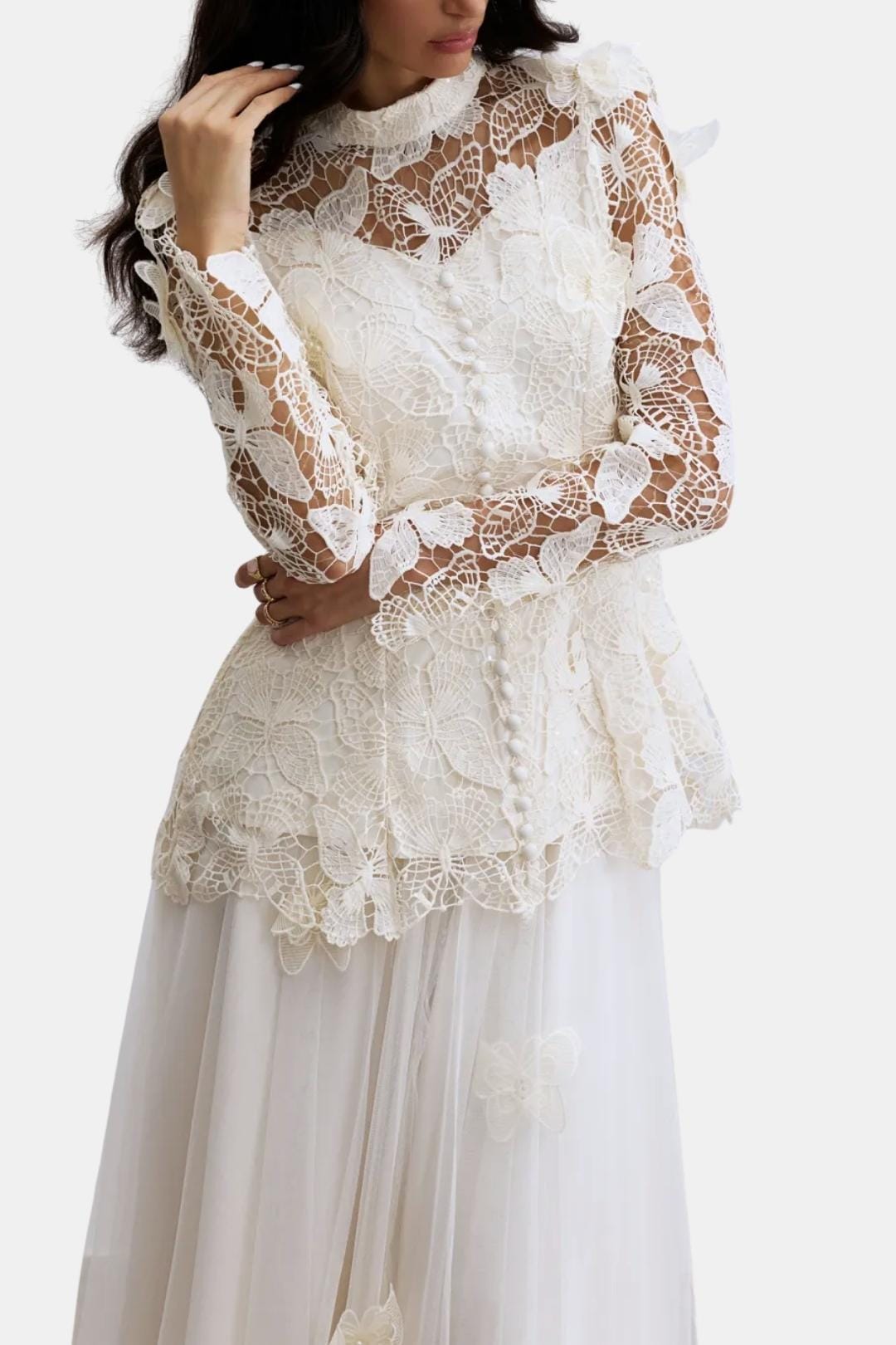 Willow | Women's Long Sleeve Lace Maxi Dress