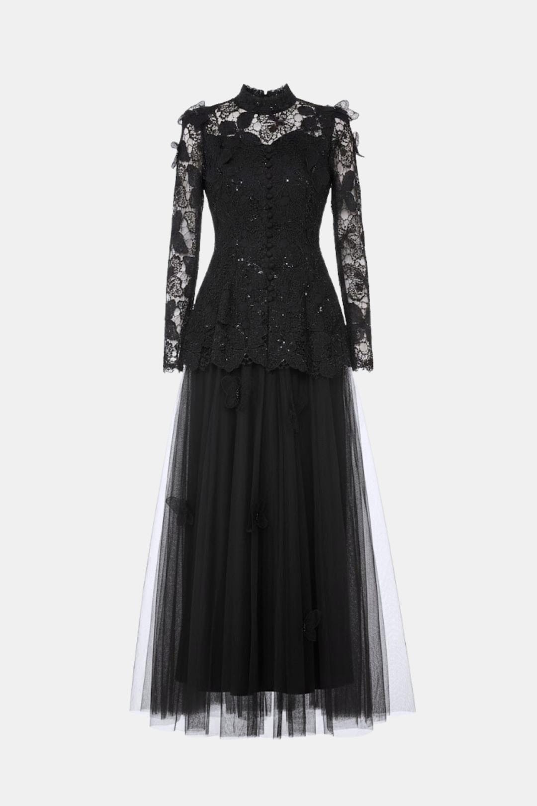 Willow | Women's Long Sleeve Lace Maxi Dress