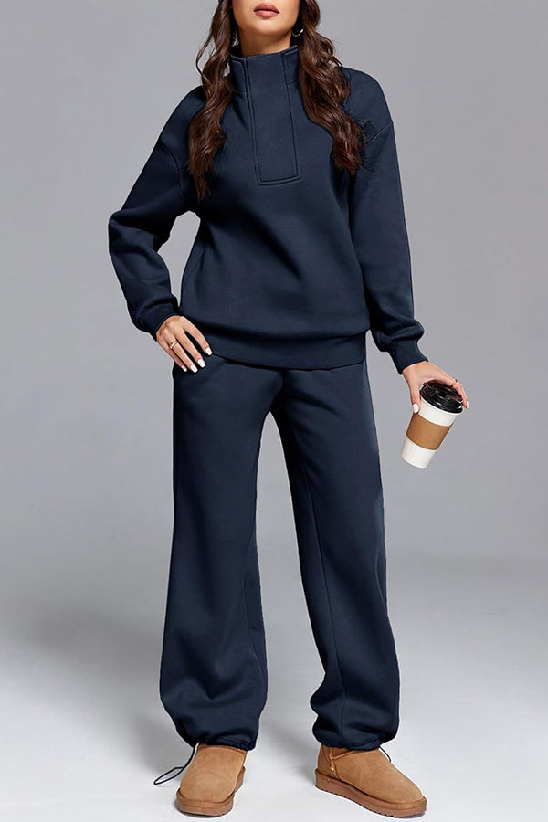 Zara | Women's Wide-Leg Relaxed Sweatpants Set