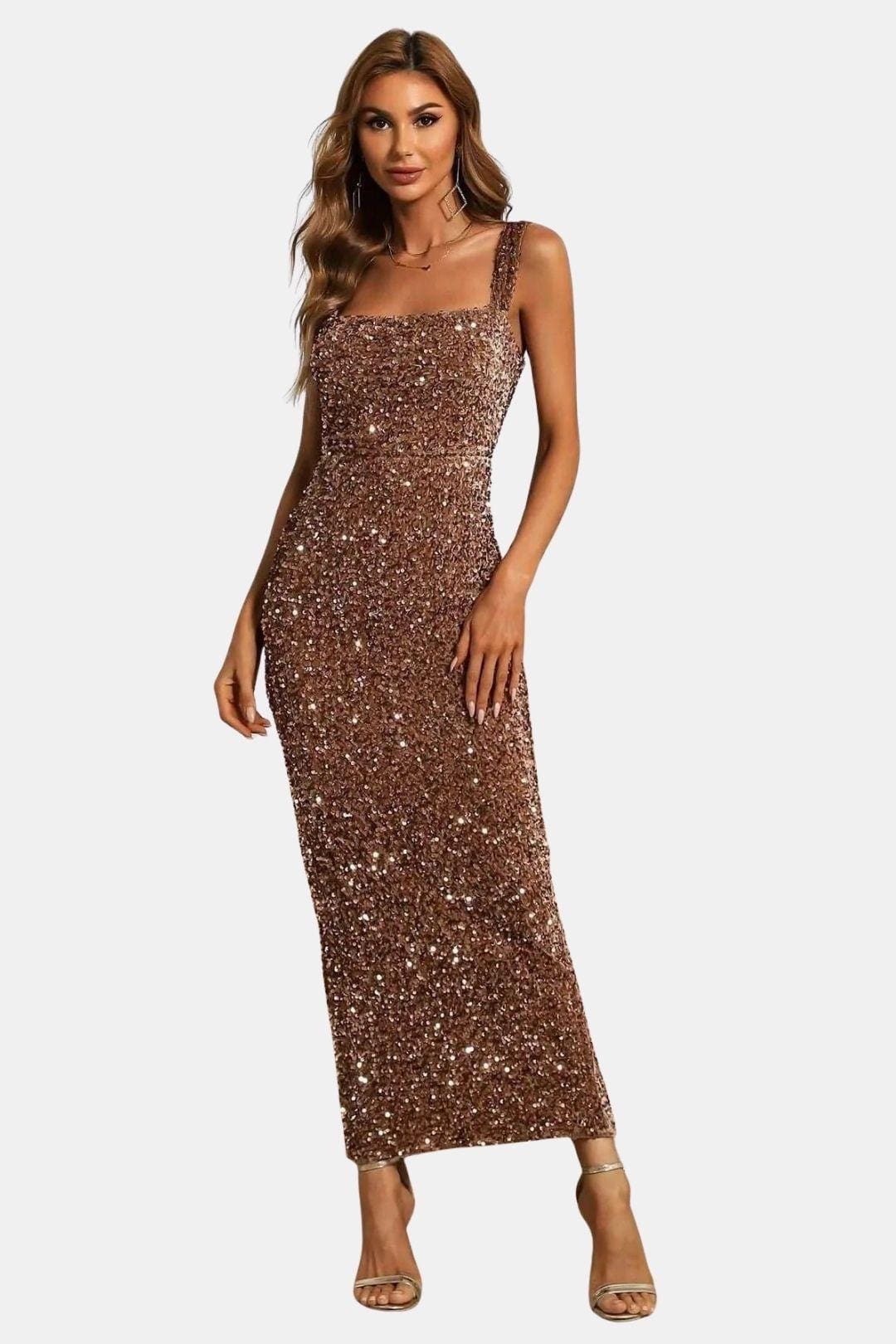 Zoe | Women's Sleeveless Bodycon Maxi Dress