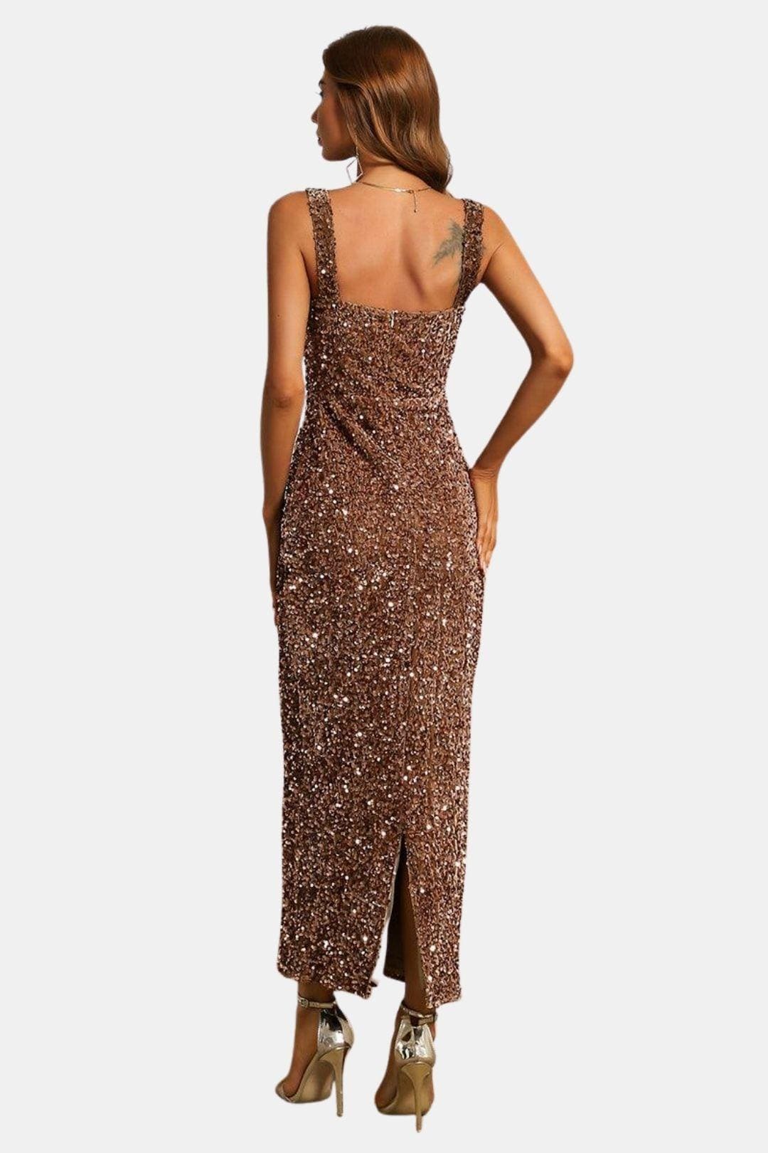 Zoe | Women's Sleeveless Bodycon Maxi Dress